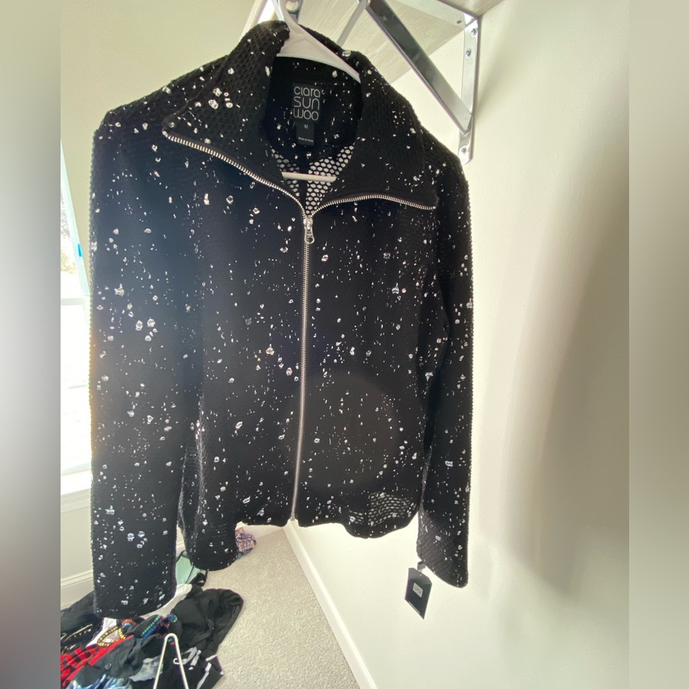 Clara Sun-woo Black Zip Up too